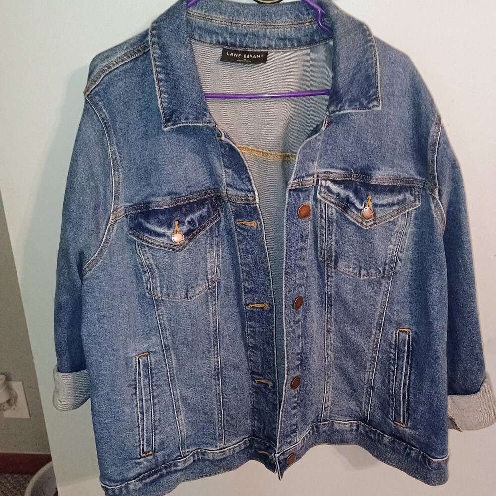 Lane Bryant Size 3XL Denim Jacket